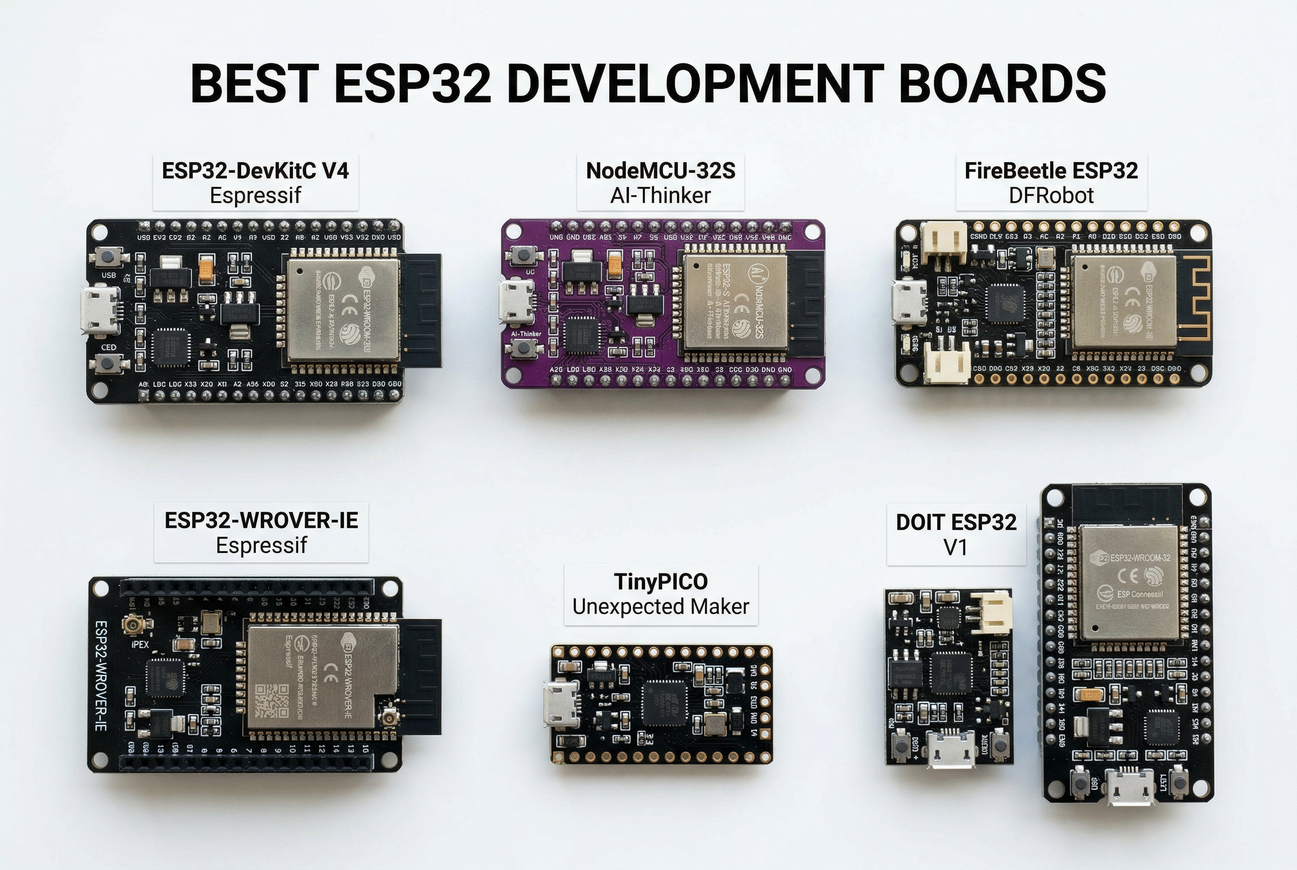 Best ESP32 development boards
