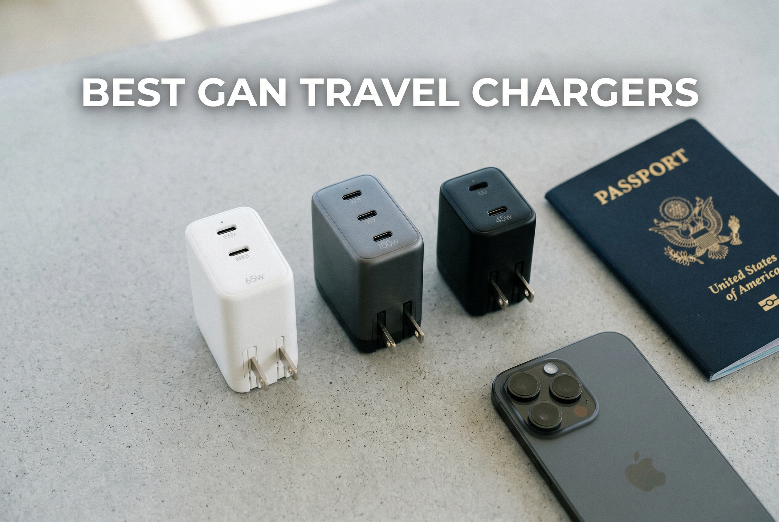 Best GaN travel chargers