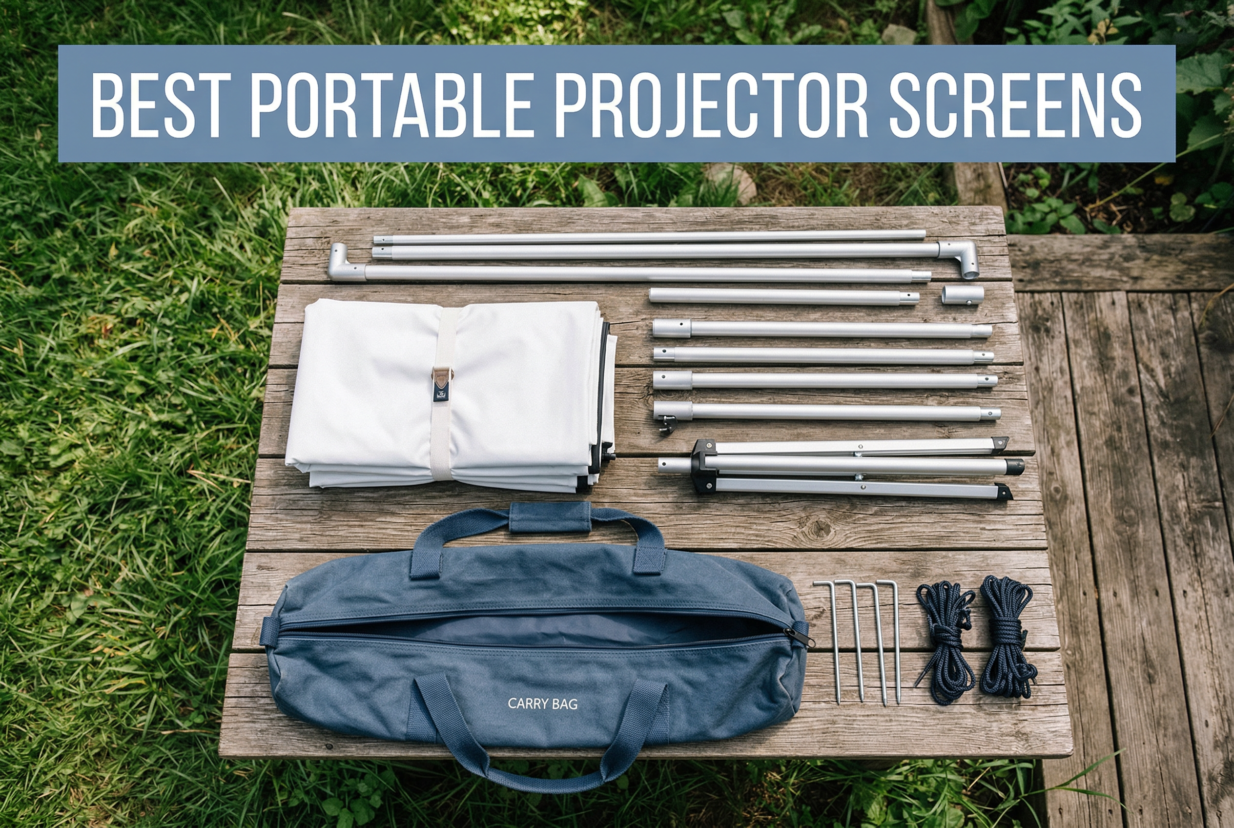 Best portable projector screens