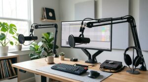 best boom arms for podcast microphones