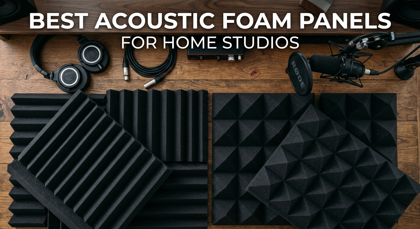 best acoustic foam panels for home studios