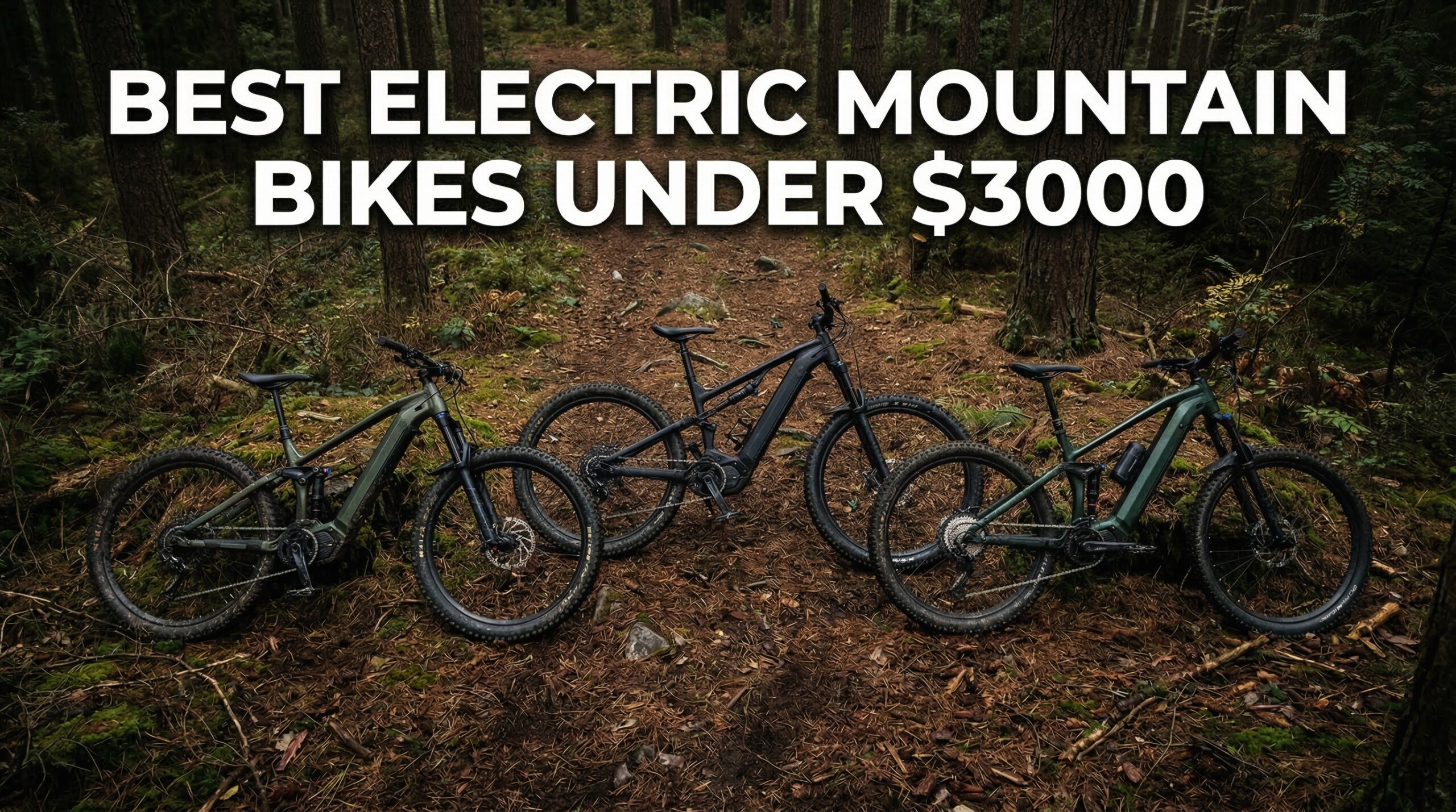 best electric mountain bikes under $3000