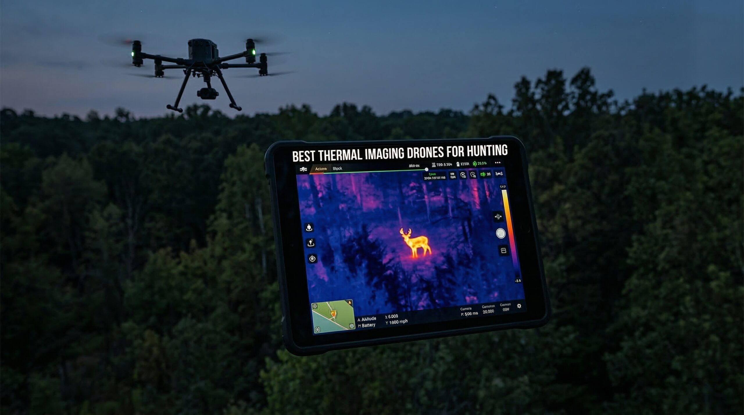 best thermal imaging drones for hunting