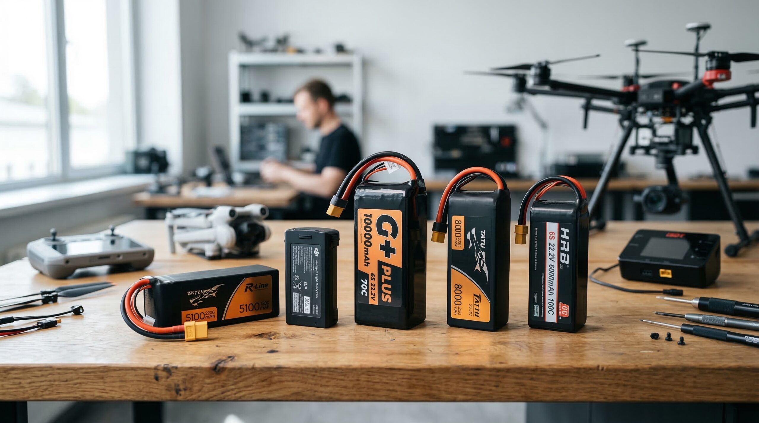 best drone batteries for extended flight time
