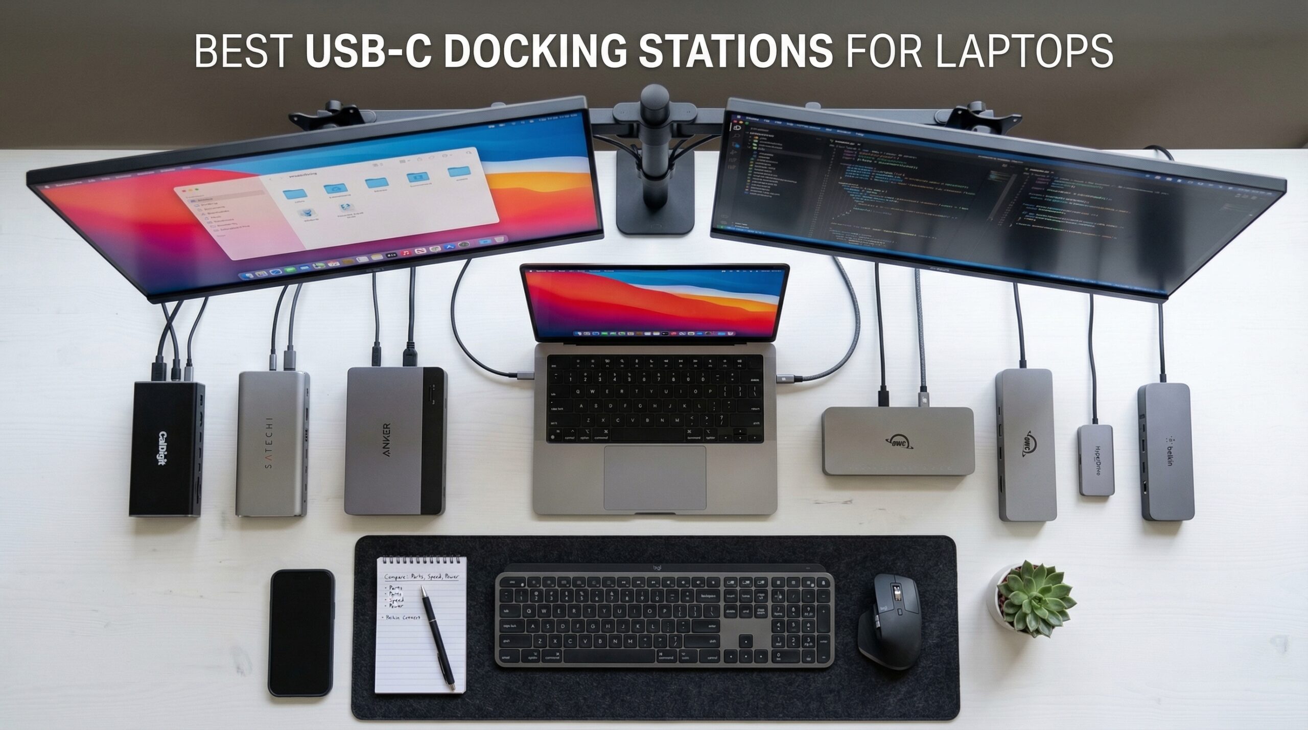 best usb-c docking stations for laptops