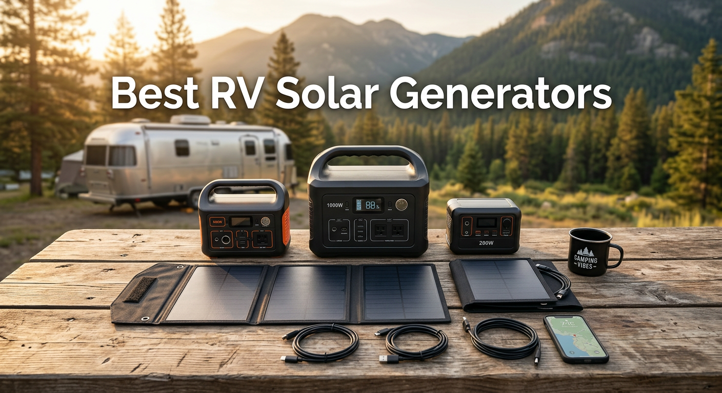 best portable solar generators for rv camping