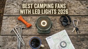 best camping fans with led lights