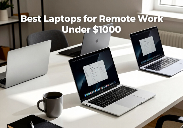best laptops for remote work under $1000