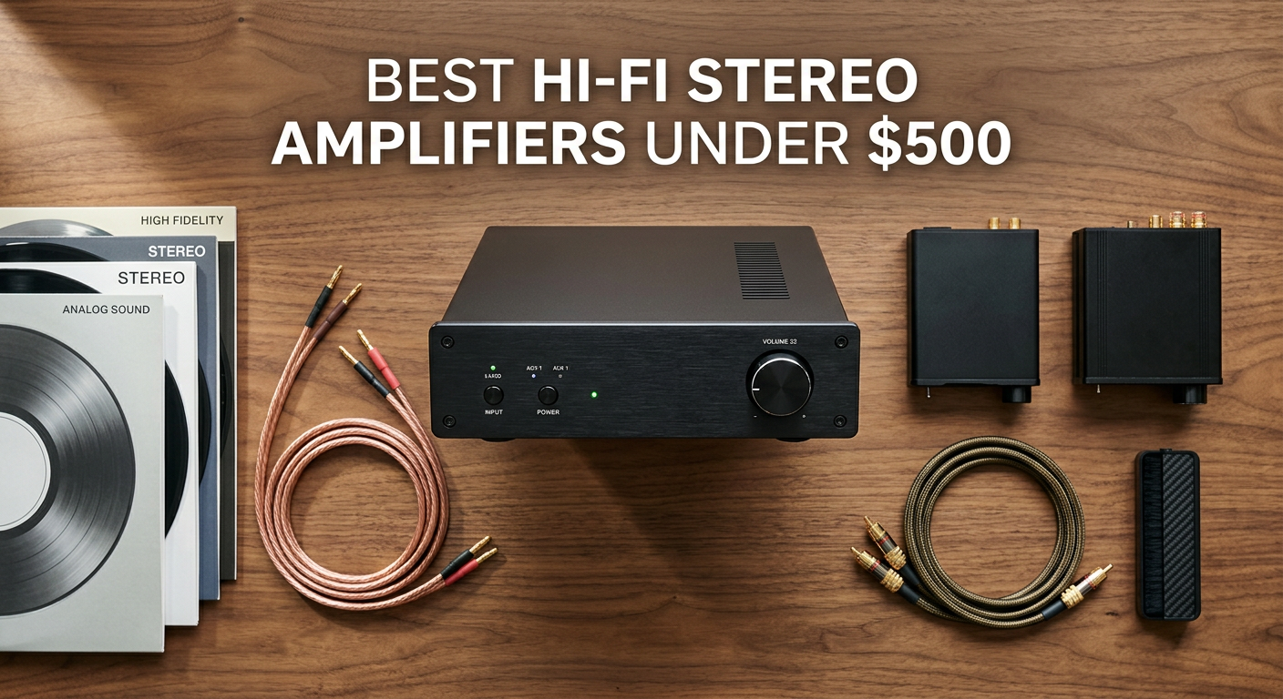 best hi-fi stereo amplifiers under $500