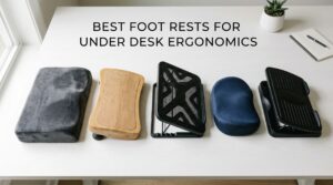 best foot rests for under desk ergonomics
