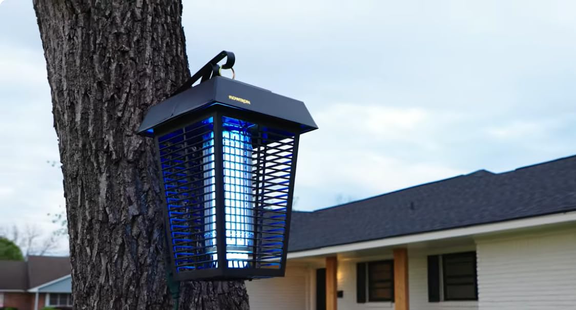 Flowtron Bug Zapper, 1-1/2 Acre of Outdoor Coverage with Powerful 80W Bulb & 5600V Instant Killing Grid, Electric Insect, Fly & Mosquito Zapper, Made in The USA customer photo 1