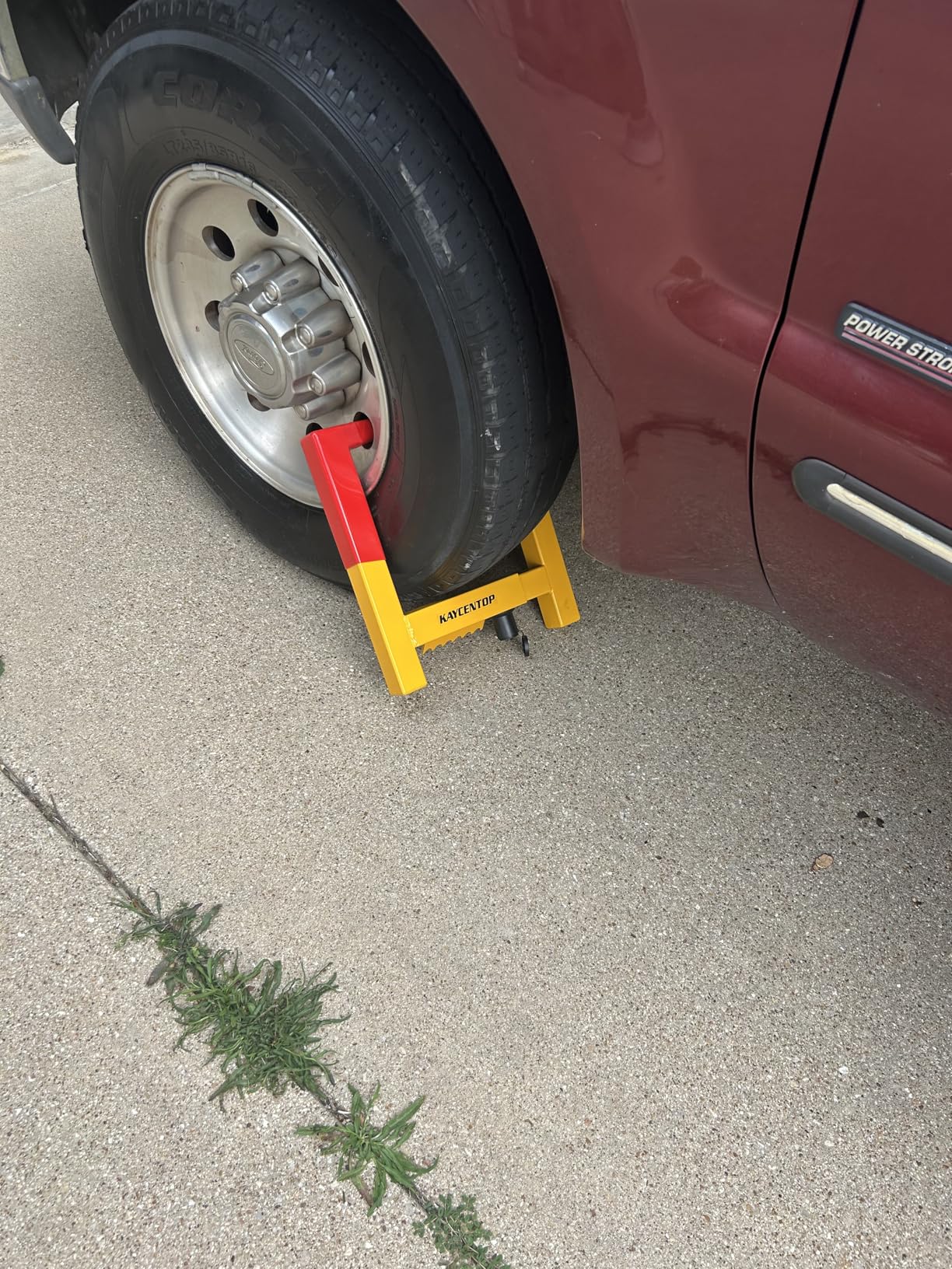 Winner International The Club 1000 Original Club Steering Wheel Lock, Red customer photo 2