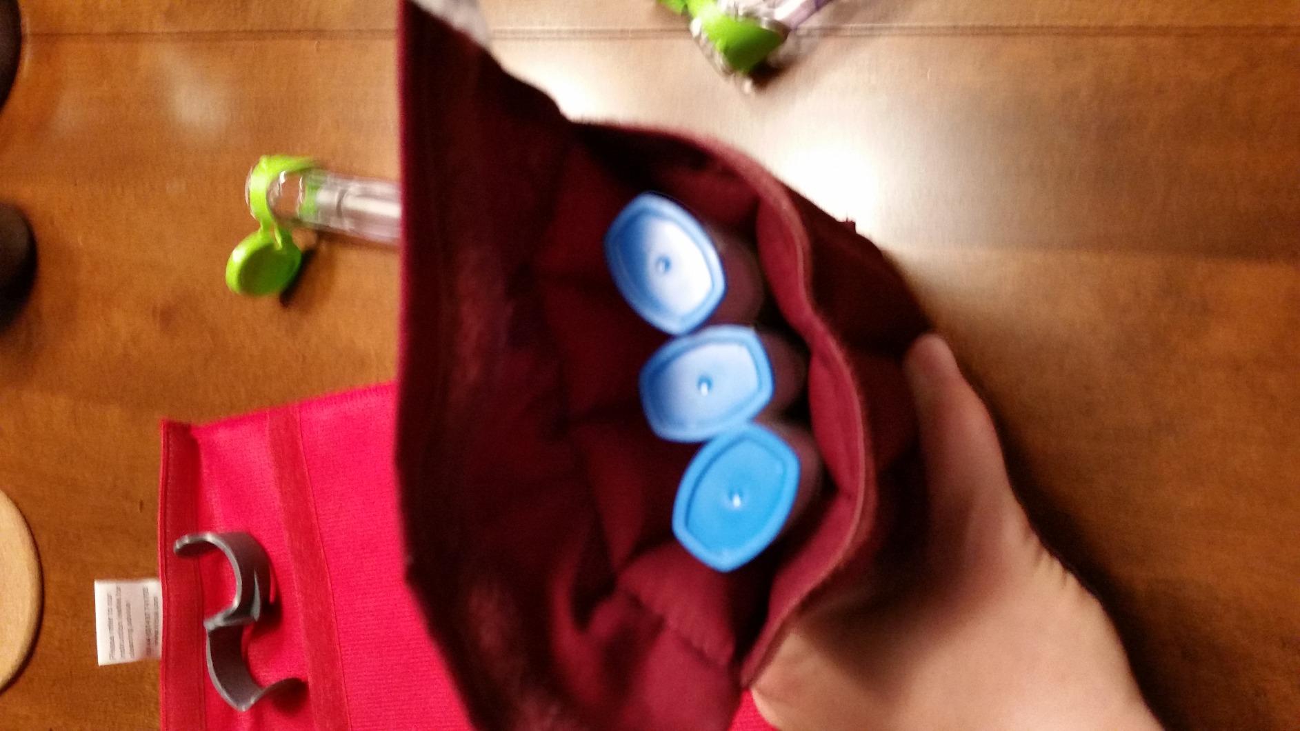 FRIO Cooling Wallet - Insulin Cooler for 45+ Hours of Stress Free On The Go - Blue - Large customer photo 2