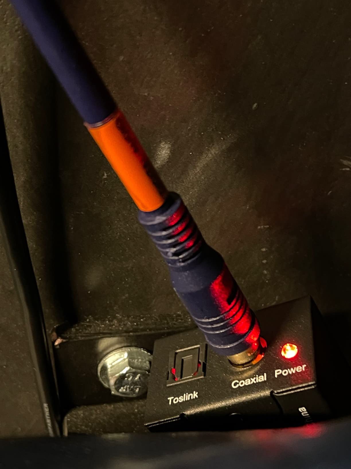 C2G Legrand Velocity S/PDIF Cable, Blue Digital Audio Coax Cable, 6 Foot Digital Audio Cable to Use As Home Theater Coaxial Cable, 1 Count, C2G 29115 customer photo 1