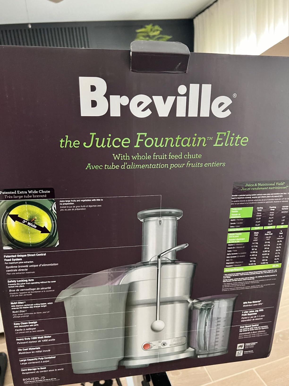 Breville Juice Fountain Elite 800JEXL, Silver customer photo 1