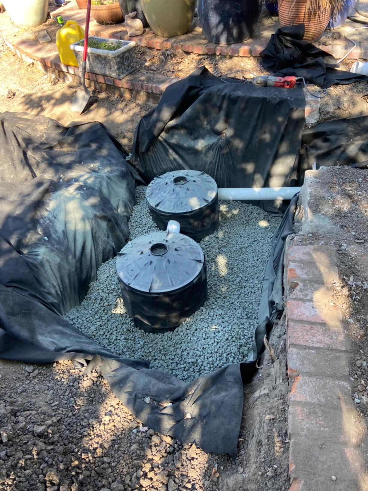 NDS FWAS24 50 Gal. Flo Stormwater Dry Well System Kit with 3 Side Panels & 1 Cover, Ideal for Rainwater Collection, Black customer photo 2