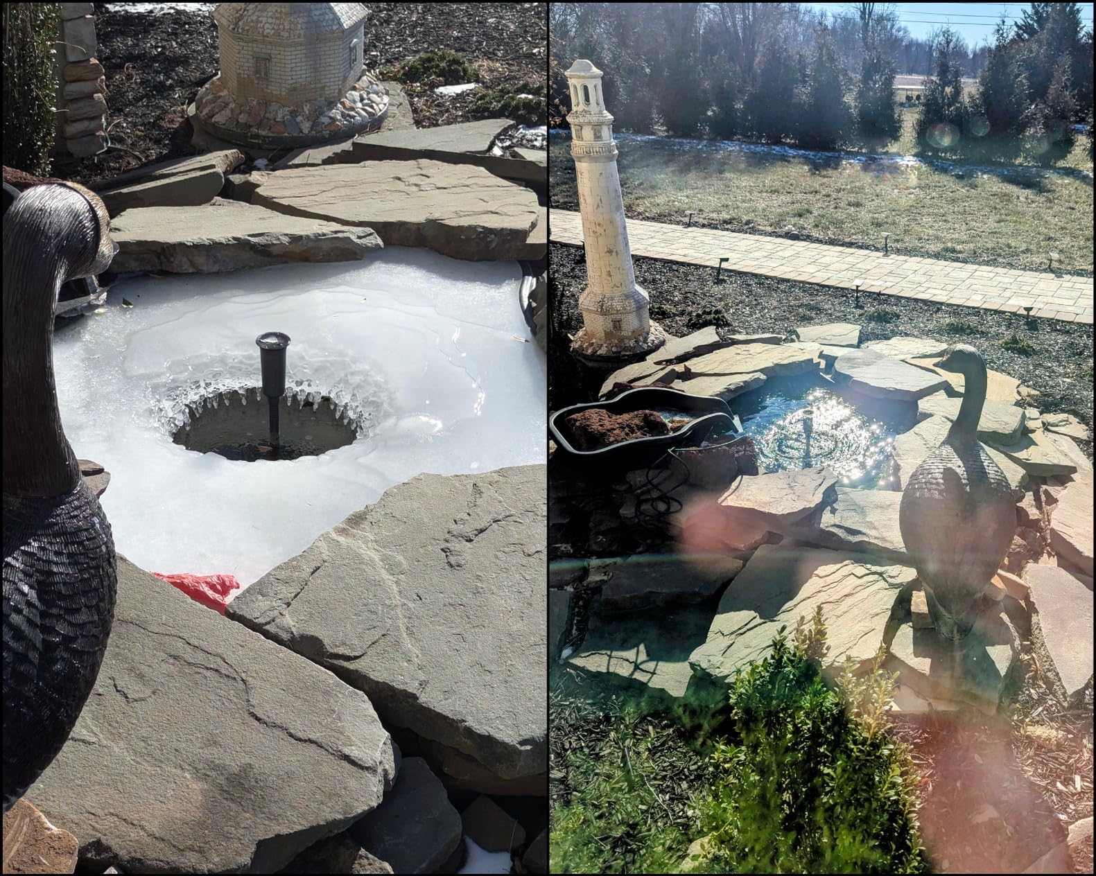 Laguna PowerHeat 315-Watt Floating Pond Heater for Outdoor Ponds with Fish - Thermostat-Controlled De-Icer with LED Indicator, Safe for Plastic & Liner Ponds, 22 ft Cord customer photo 2