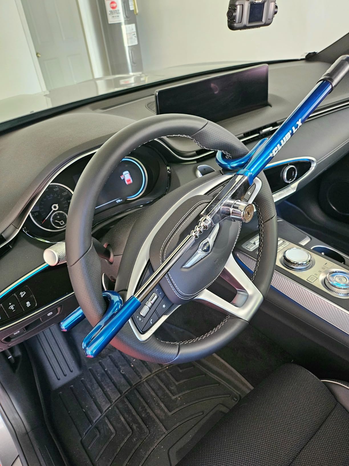 The Club 1102 LX Series Steering Wheel Lock, Blue customer photo 1