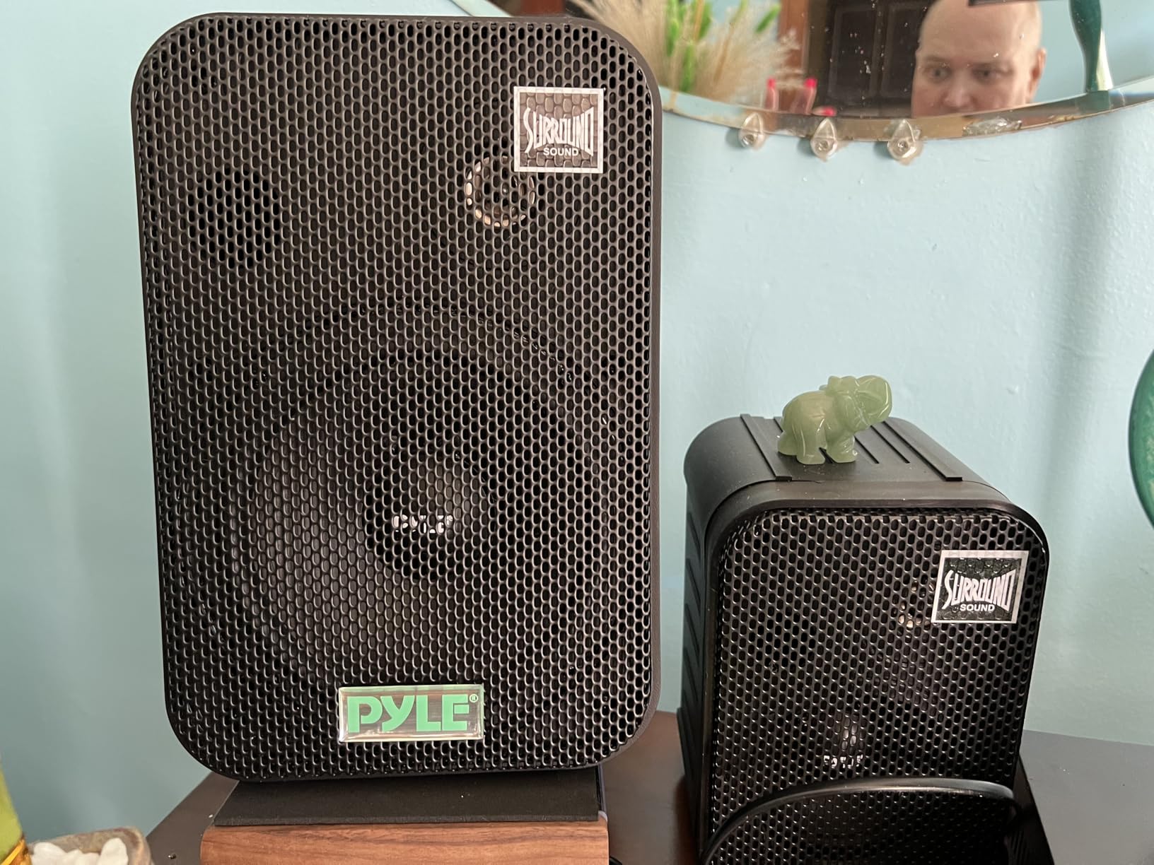 Pyle - Outdoor Speaker System Wired (Pair), Marine Grade 2 Way 300W Peak Power, 3.5