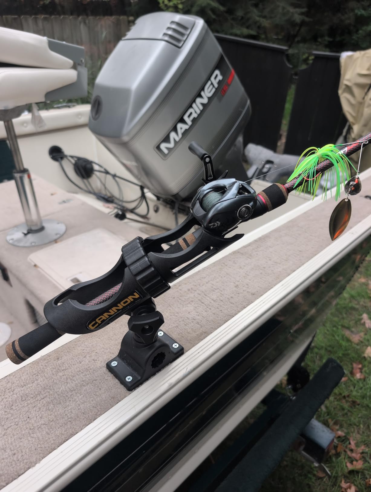 Cannon Three-Position Adjustable Rod Holder for Boat Trolling and Downriggers customer photo 1