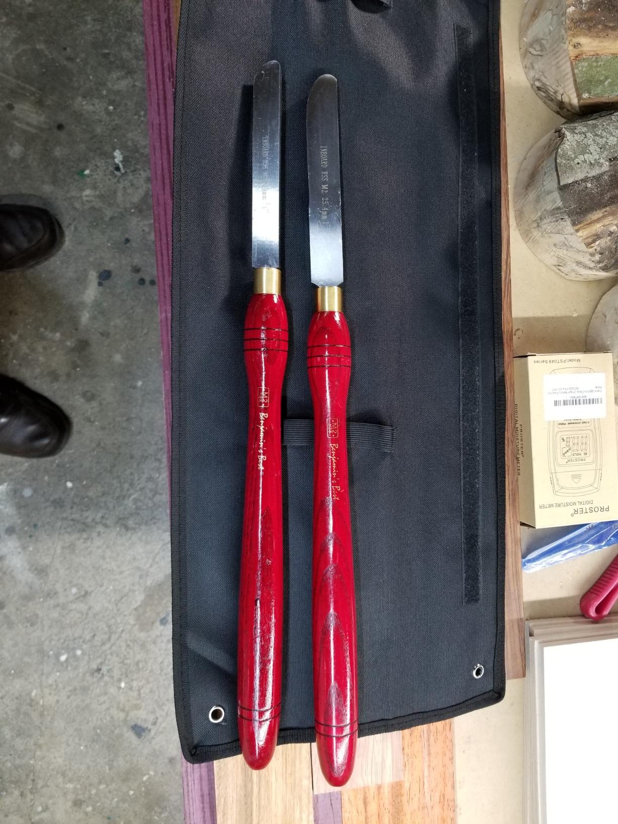 PSI Woodworking LCSIDE2 Round End Inboard Side Scraper 2pc Chisel Set customer photo 2