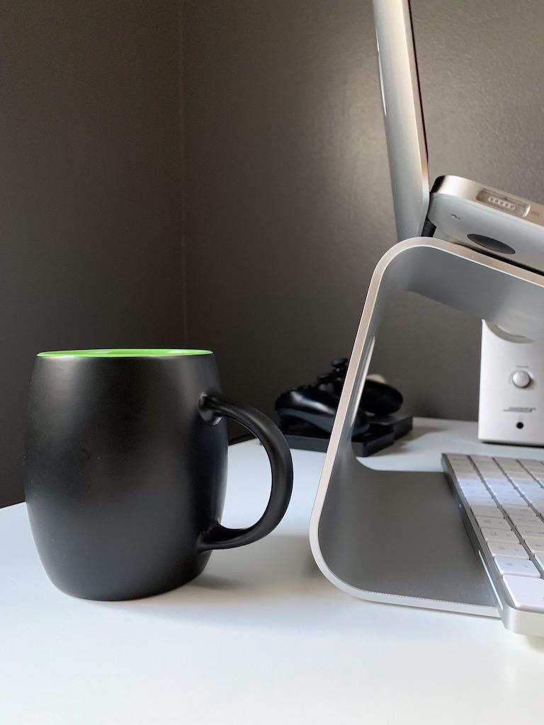 Rain Design 10032 mStand Laptop Stand, Silver (Patented) customer photo 2