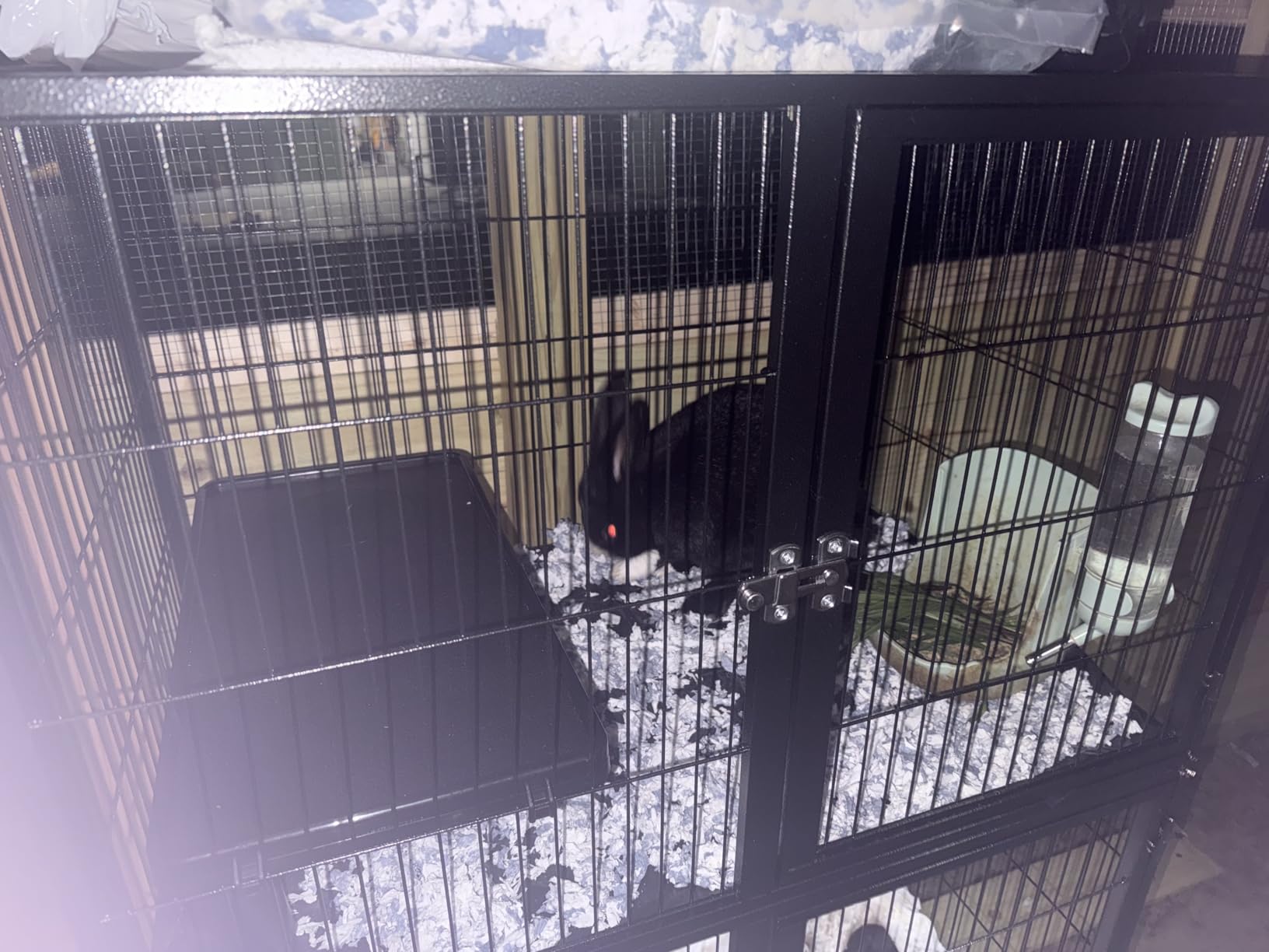 Prevue Pet Products 485 Feisty Ferret Home with Stand, Black Hammertone customer photo 2