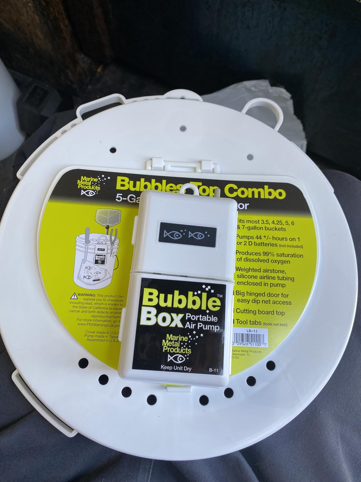 Marine Metal LB-11 Bubbles Top Combo Bait Storage customer photo 1