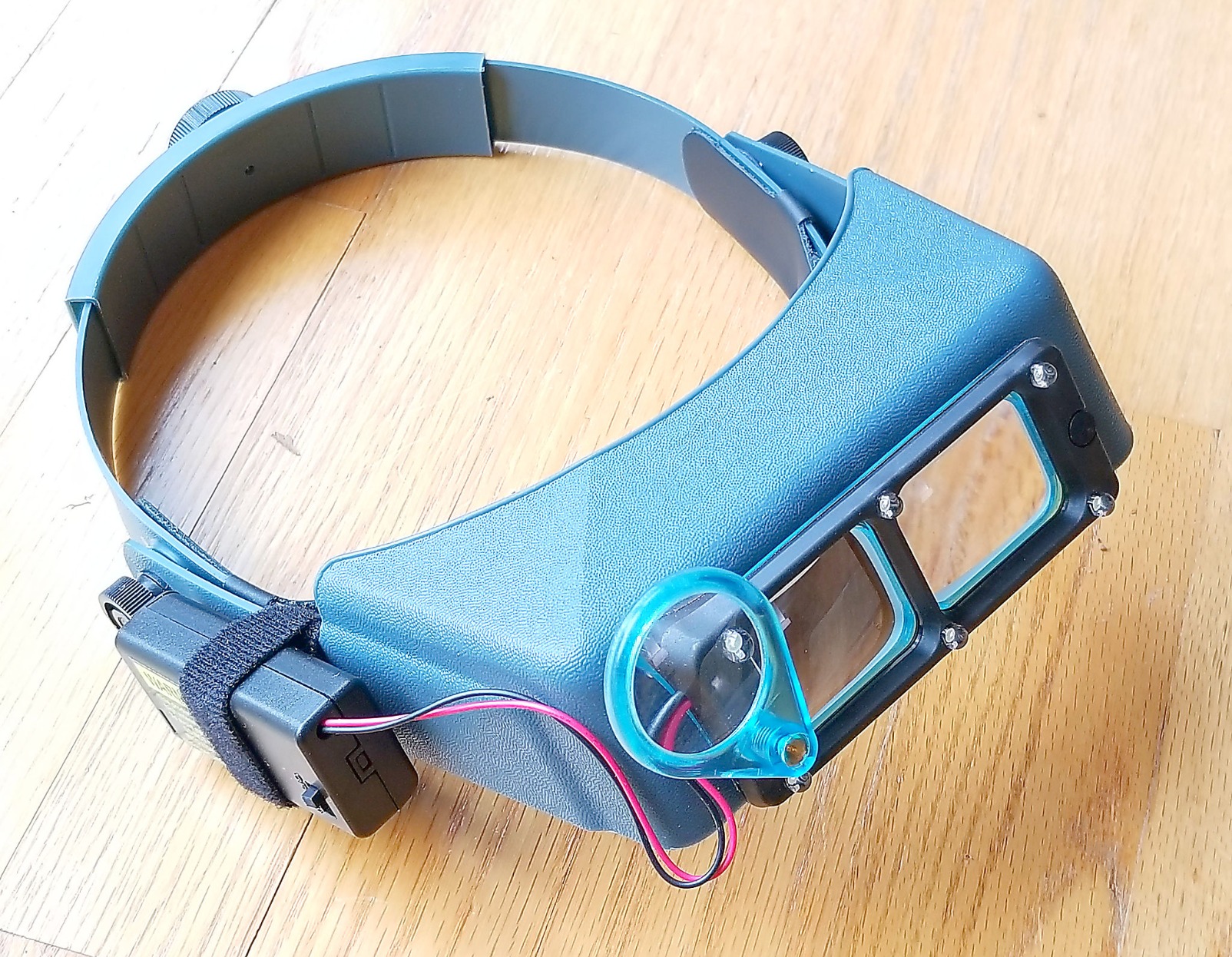 Donegan DA-5 OptiVisor Headband Magnifier, 2.5x Magnification, 8