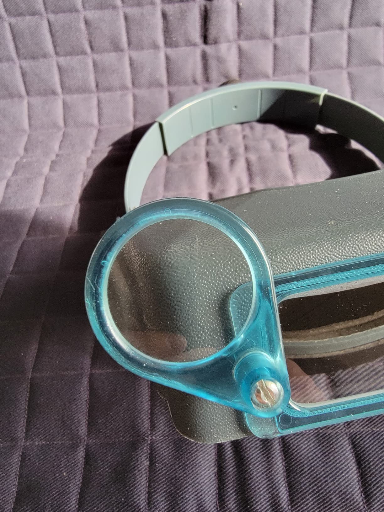 Donegan DA-4 OptiVISOR Headband Magnifier, 2X Magnification Glass Lens Plate, 10