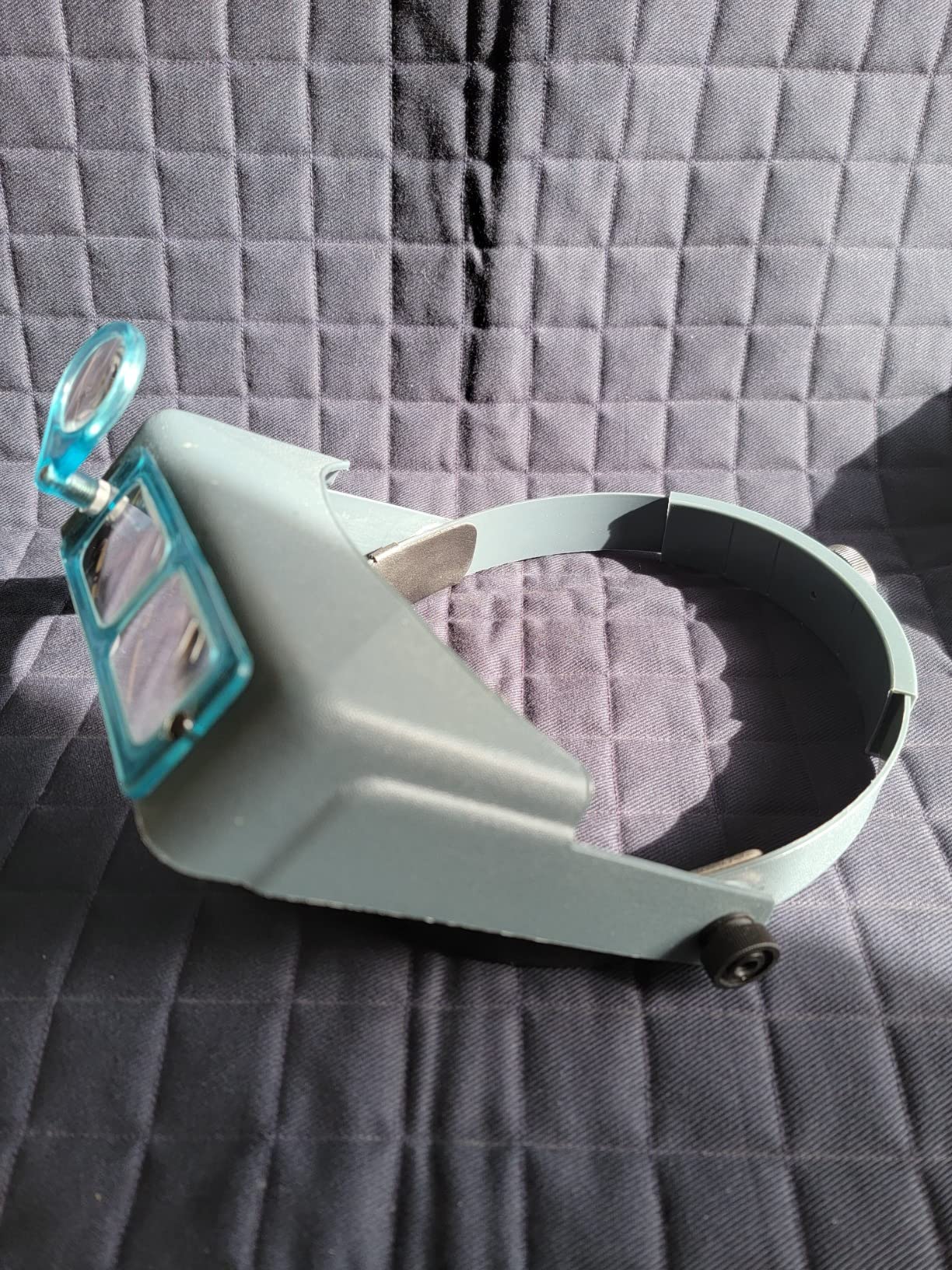 Donegan DA-4 OptiVISOR Headband Magnifier, 2X Magnification Glass Lens Plate, 10