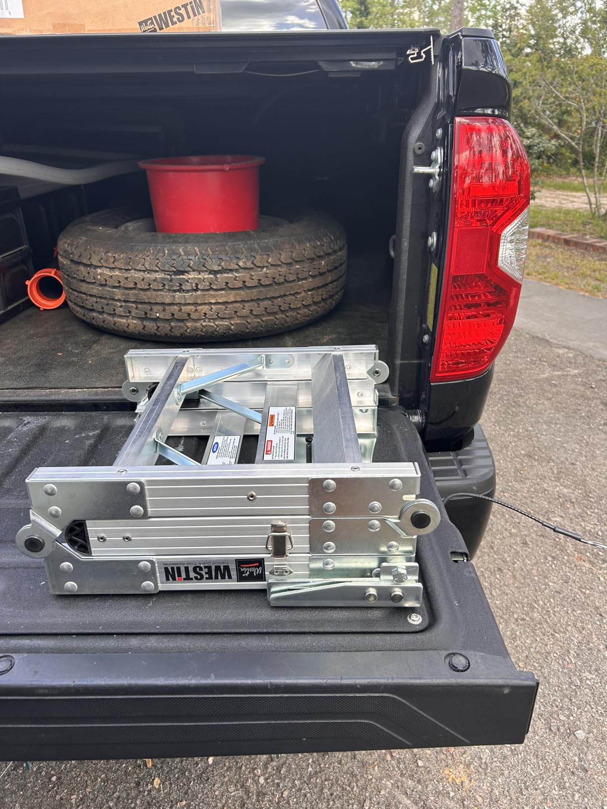 Westin 10-3000 Truck-Pal Tailgate Ladder Silver customer photo 2