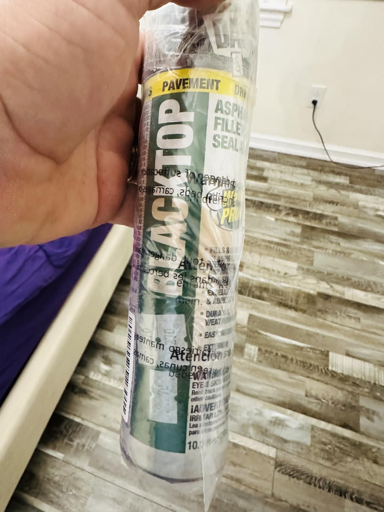 DAP Blacktop Asphalt Low Voc Sealant, Black, 10.1 Oz (7079827065) customer photo 1