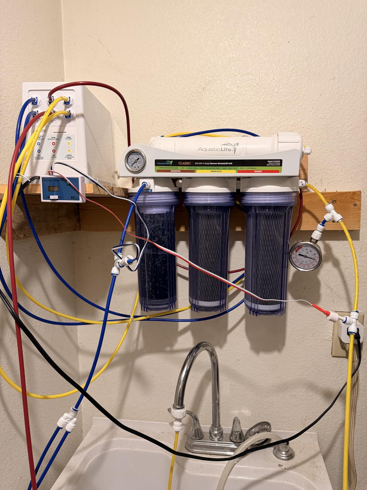 HM Digital DM-1 In-Line Dual TDS Monitor, 0-9990 ppm Range, +/- 2% Readout Accuracy, Blue & White customer photo 1