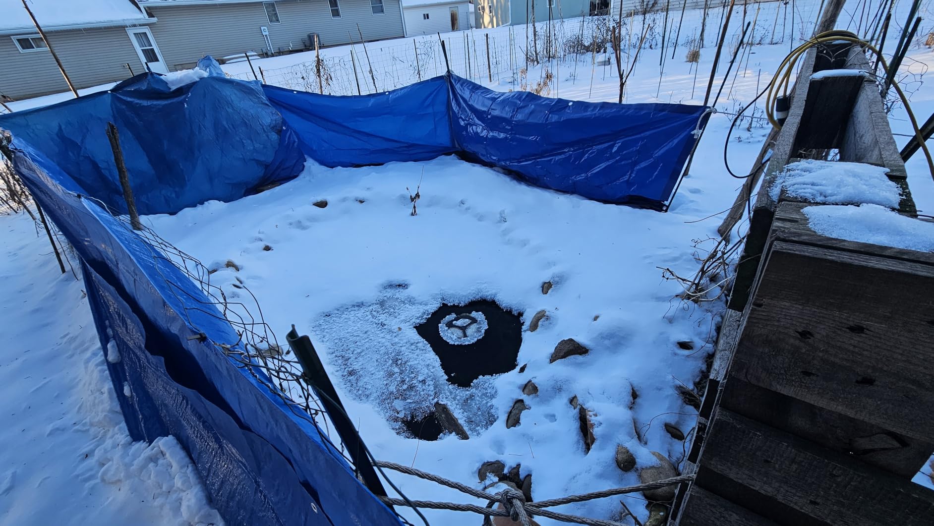 K&H Pet Products Pond Heater for Outdoor Ponds with Fish, Deluxe Thermo-Pond Perfect Climate Deicer, Winter Oxygen Exchange for Live Fish, Thermostatically Controlled, Safety Listed - 7in 250W customer photo 1