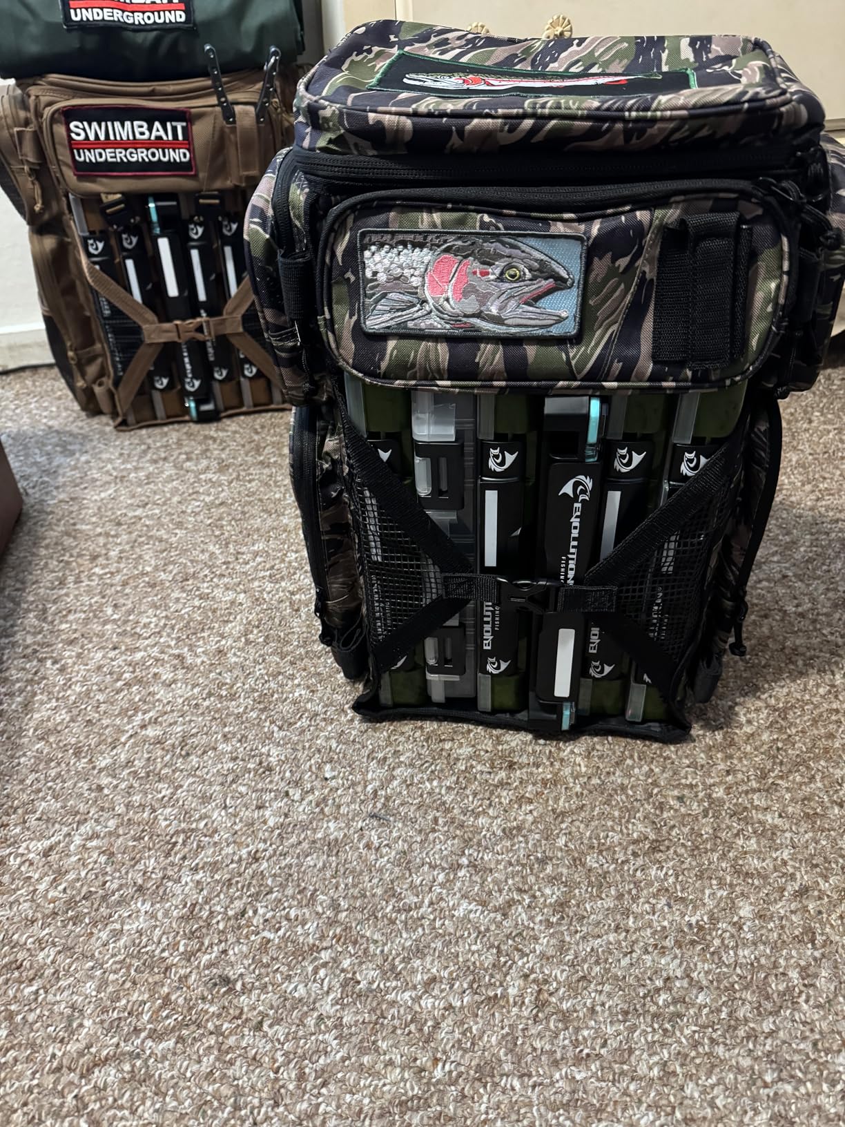 Evolution Fishing Drift Series Tackle Backpack, Outdoor Rucksack w/ 6 Fishing Tackle Trays, Heavy Duty customer photo 1