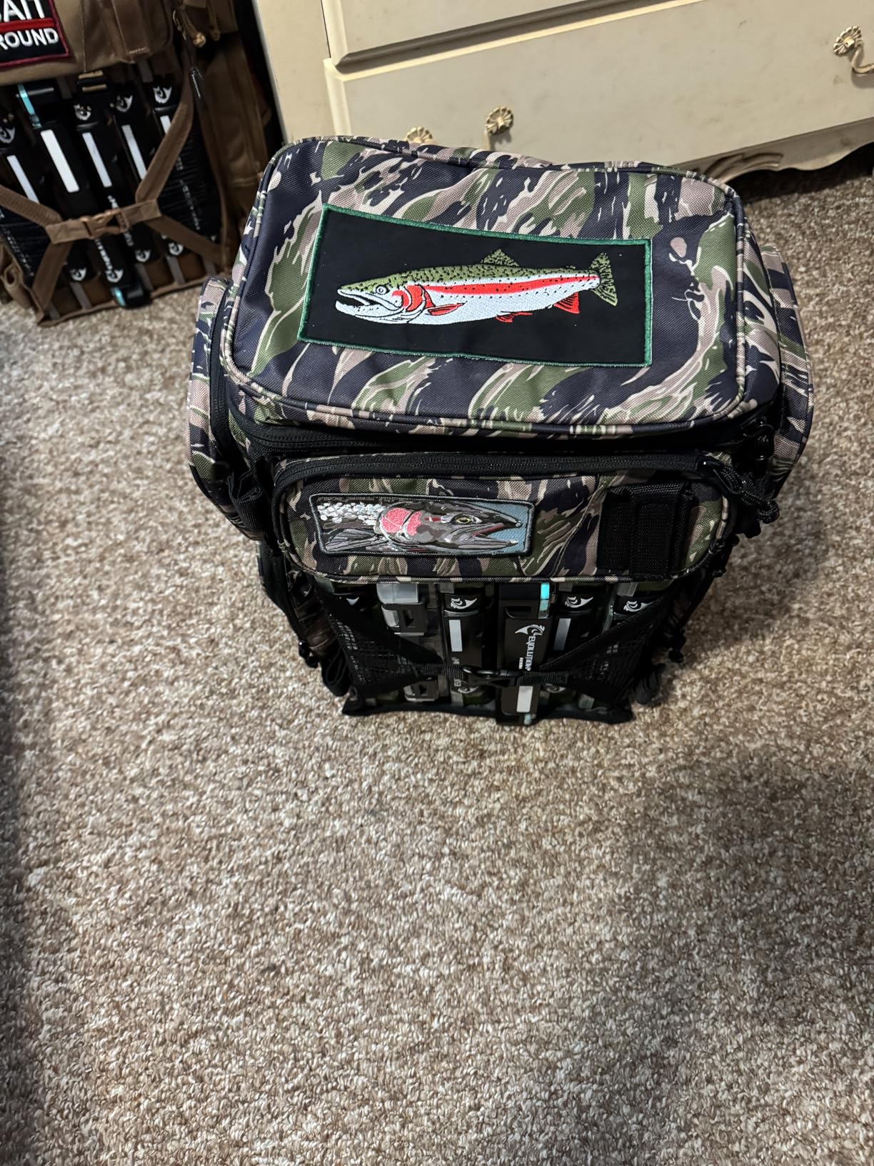 Evolution Fishing Drift Series Tackle Backpack, Outdoor Rucksack w/ 6 Fishing Tackle Trays, Heavy Duty customer photo 2