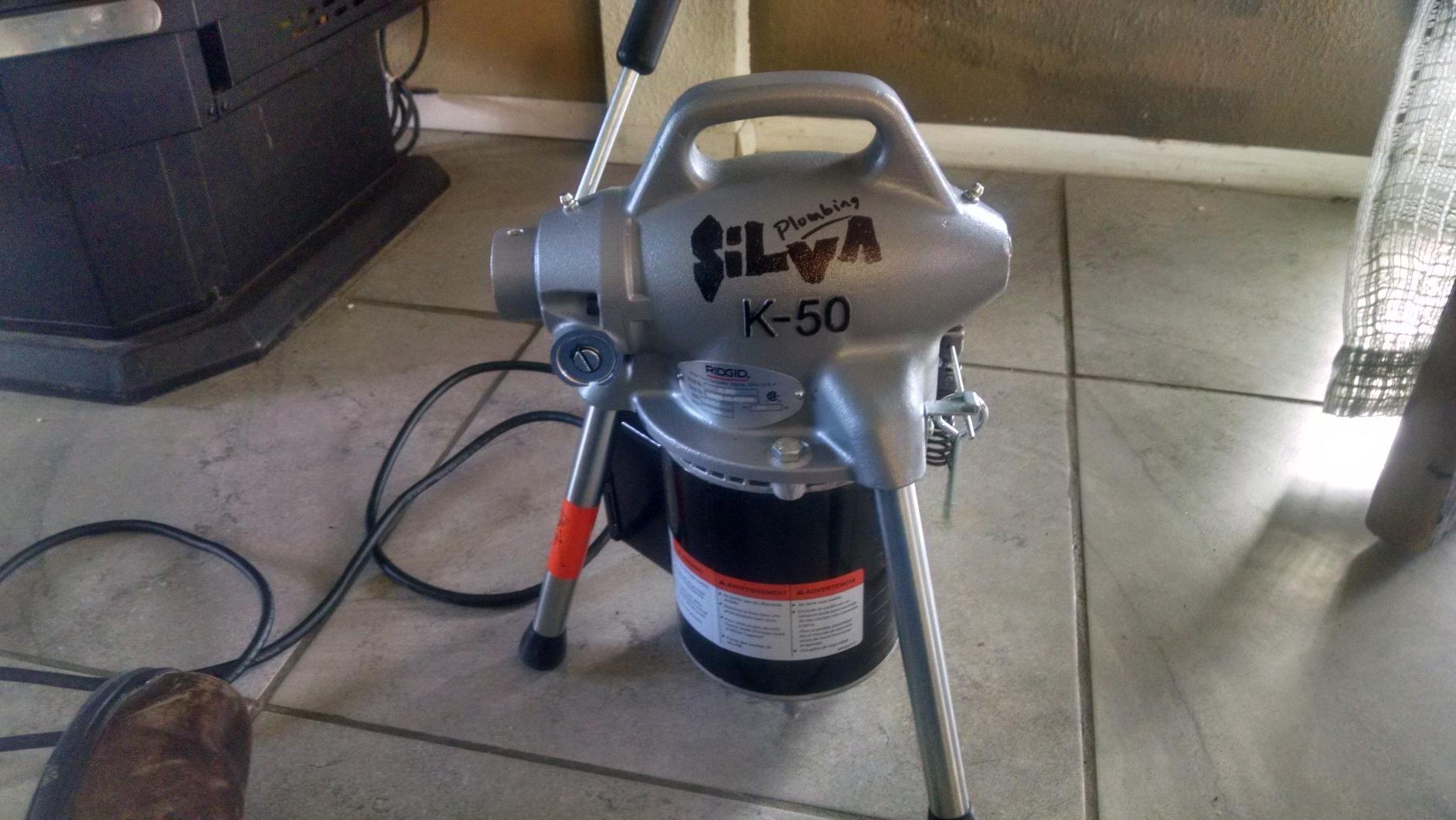 RIDGID 58920 Model K-50 Sectional Drain Cleaning Machine with 1/6 Horsepower Motor customer photo 1