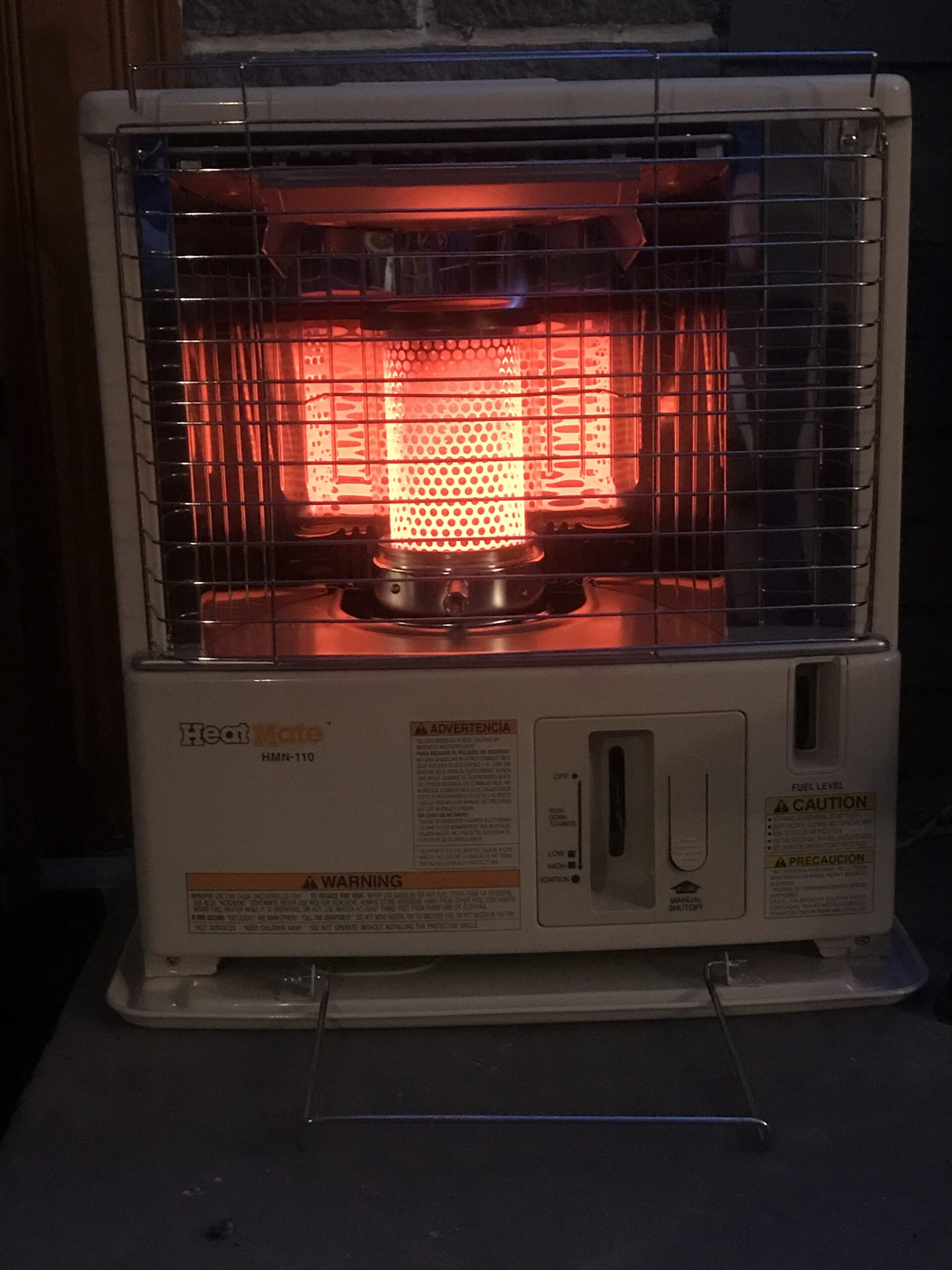 Sengoku Indoor & Outdoor Kerosene Heater, 10,000 BTU, Portable Use, HeatMate, White - Cordless Space Heating Machine for Home, Garage, Basement, and Camping customer photo 2