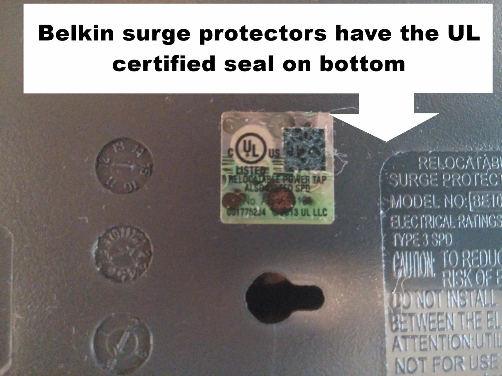 Belkin 8-Outlet Surge Protector w/ 8 AC Outlets & 8ft Long Flat Plug, UL-listed Heavy-Duty Extension Cord for Home, Office, Travel, Computer Desktop, Laptop, Phone Charger - 2,500 Joules of Protection customer photo 1