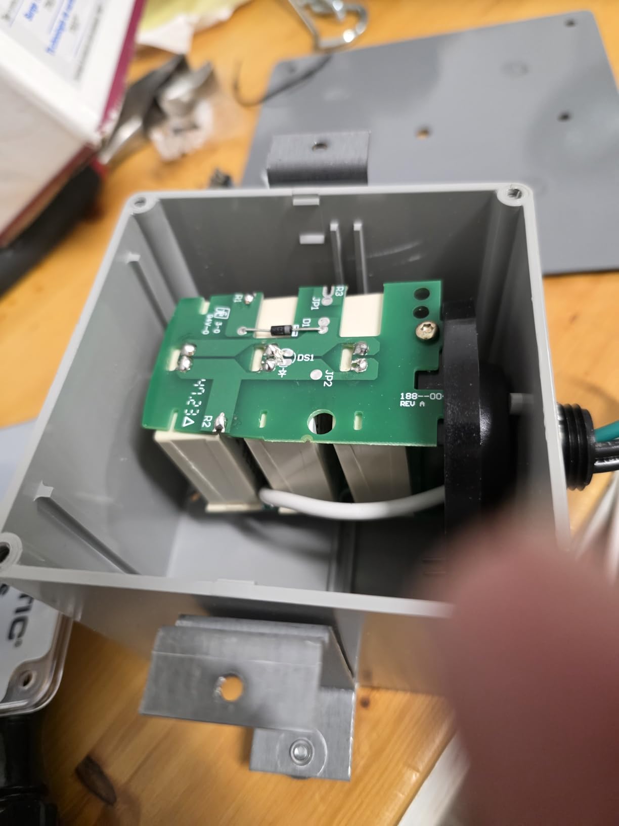 Intermatic IG1240RC3 Whole Home Type-1 or 2 Surge Protection Device, Gray customer photo 1