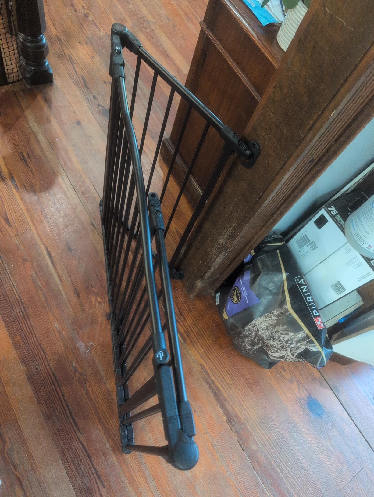 Toddleroo by North States - Deluxe Decor Safety Gate: Hardware Mounted Extra Wide Metal Baby Gate - Adjustable Child Gate - 38.3 to 72 Inches Wide - 30 Inches Tall - Matte Bronze customer photo 2