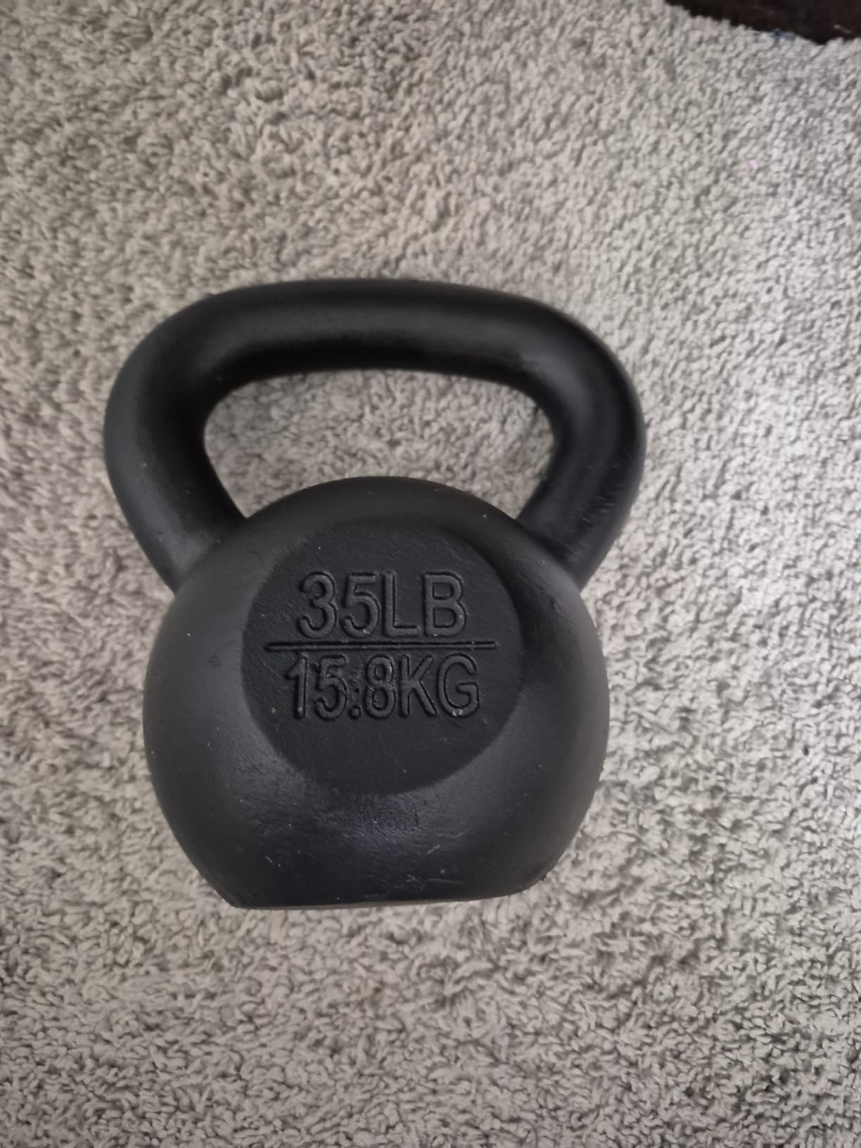 Yes4All Cast Iron Kettlebell, Strength Training Kettlebells 5-80 Lb for Full Body Workout, Push up, Strength Training customer photo 1