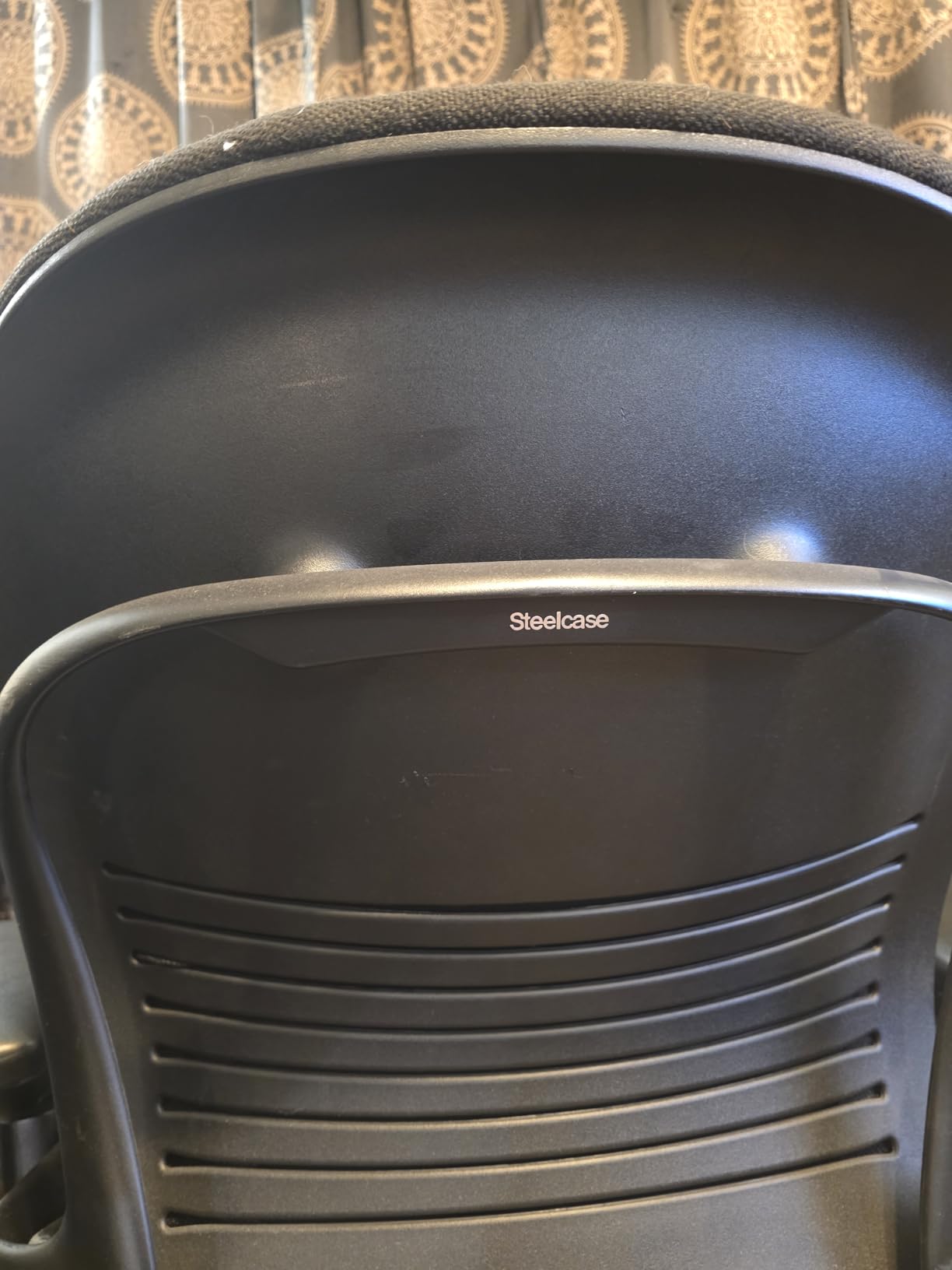 Steelcase Leap Office Chair - Seven Points of Adjustability - Ergonomic Back Support Chair - Lumbar Support - 4D Adjustable Arms - Black Frame - Onyx customer photo 1