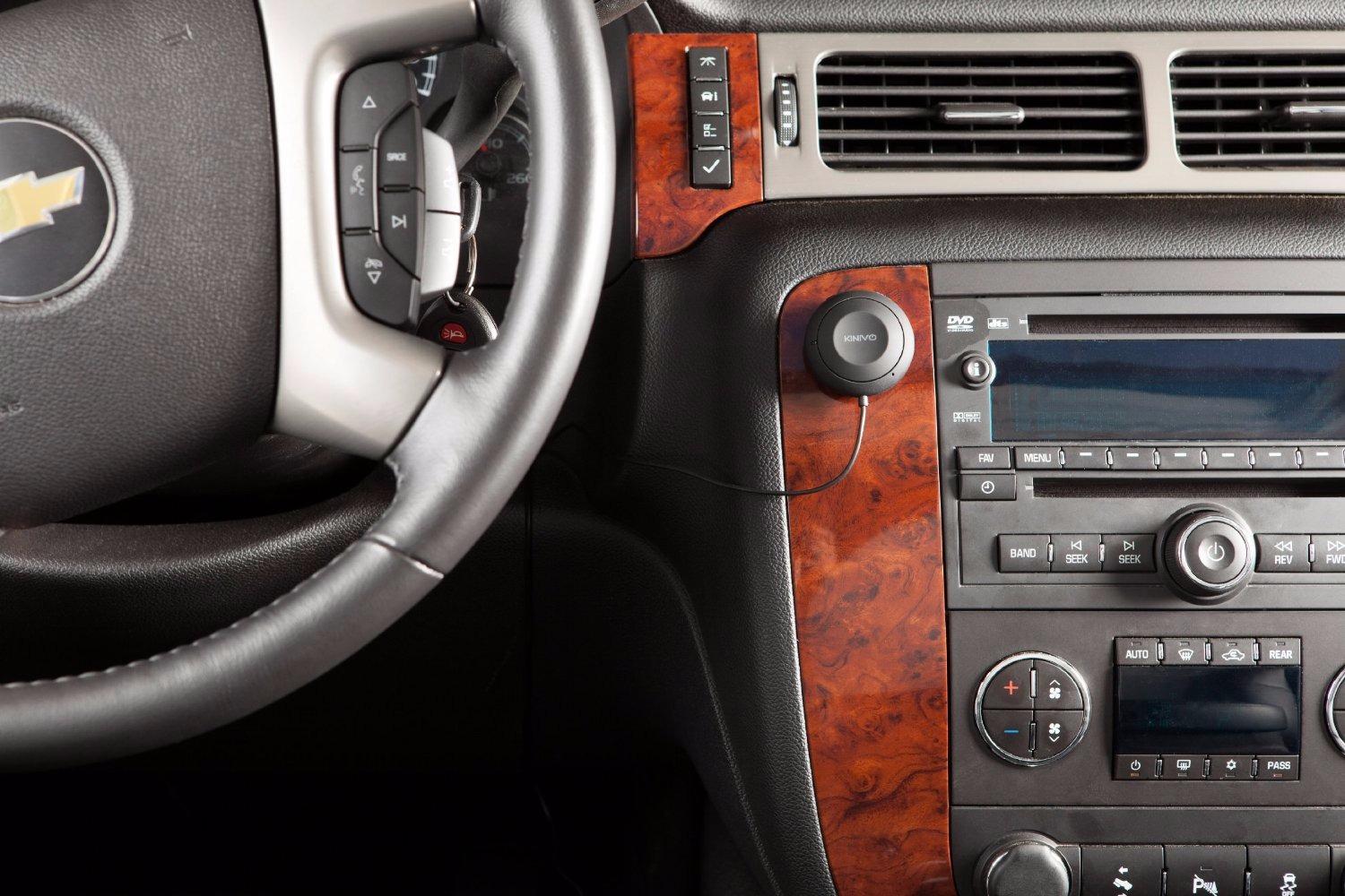 Kinivo BTC450 Bluetooth Car Kit (Hands-Free, AUX Bluetooth Adapter for Cars with Ground Loop Noise Isolator, Apt-X) customer photo 1