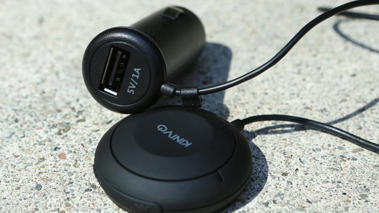 Kinivo BTC450 Bluetooth Car Kit (Hands-Free, AUX Bluetooth Adapter for Cars with Ground Loop Noise Isolator, Apt-X) customer photo 2