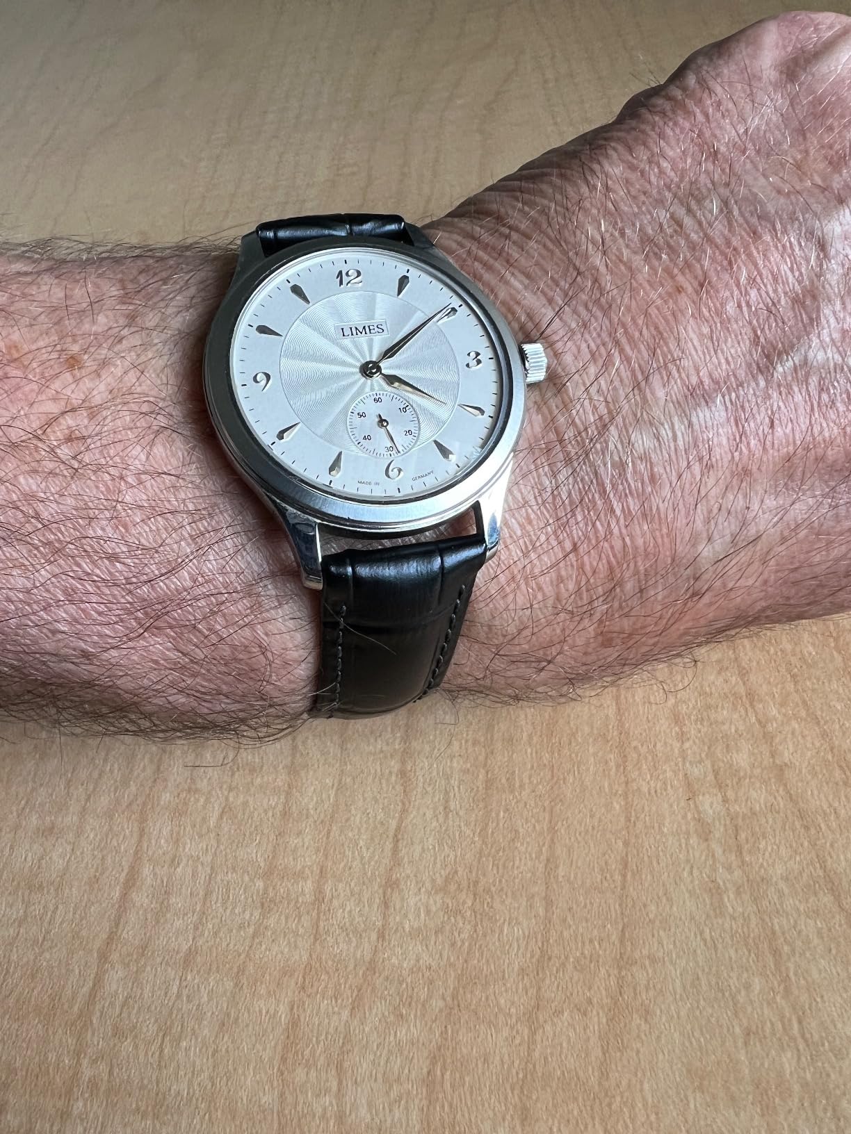 Alligator Grain Genuine Calf Leather Watch Band - Choose Size (12-24mm) & Color - Comfortable & Premium Quick Release Strap - HIRSCH 