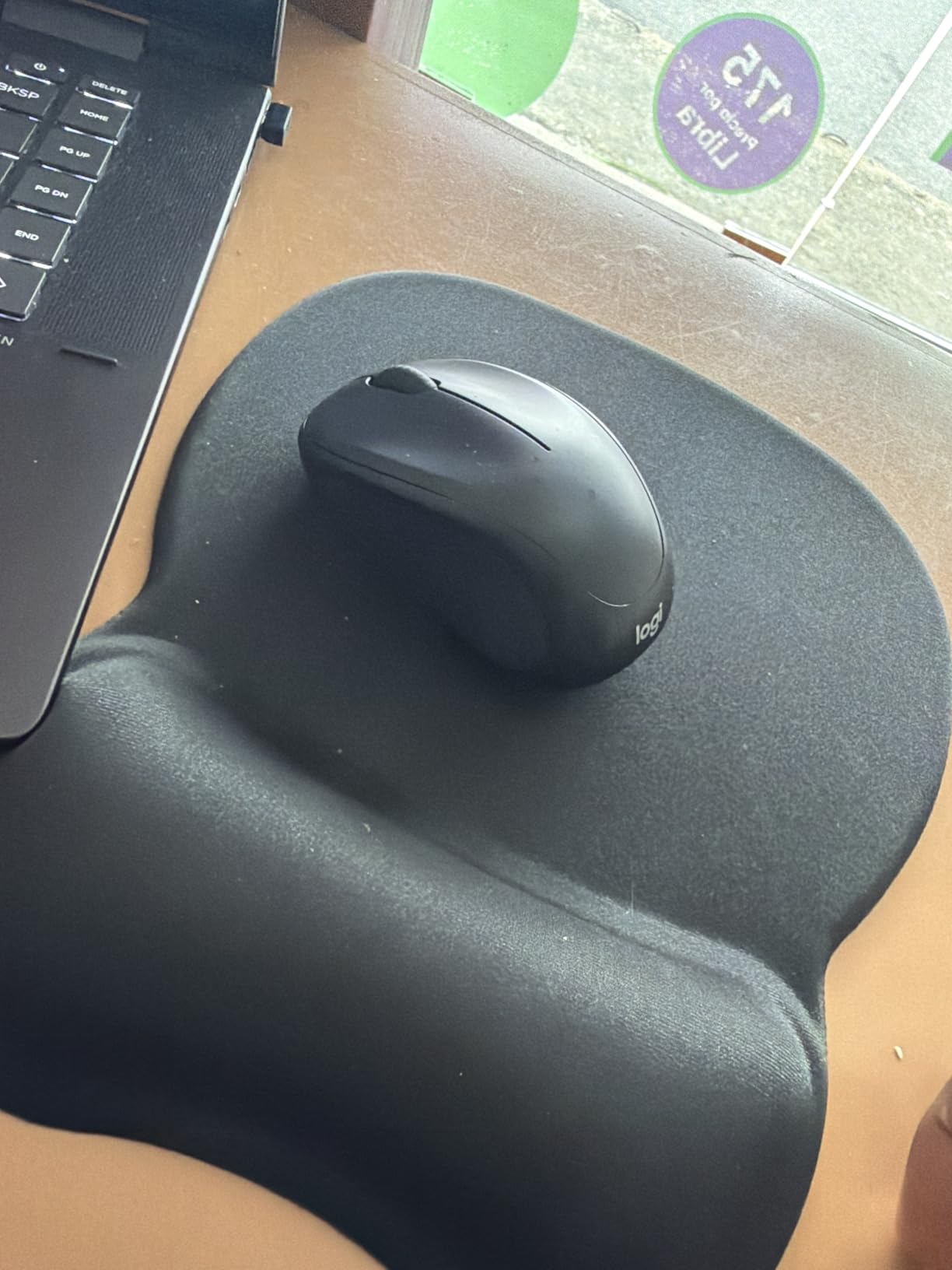 Logitech M317 Wireless Mouse, 2.4 GHz with USB Receiver, 1000 DPI Optical Tracking, 12 Month Battery, Compatible with PC, Mac, Laptop, Chromebook - Blue customer photo 2