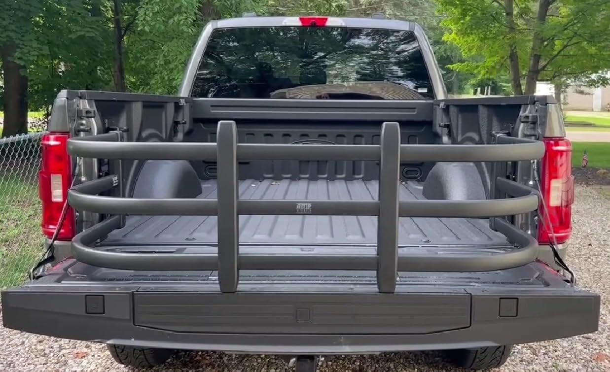 RealTruck AMP Research BedXTender HD Max | 74813-01A | Fits 2004 - 2023 Ford F-150 (Excludes 2004 Heritage); 2007 - 2021 Toyota Tundra; 2006 - 2008 Lincoln Mark LT customer photo 1