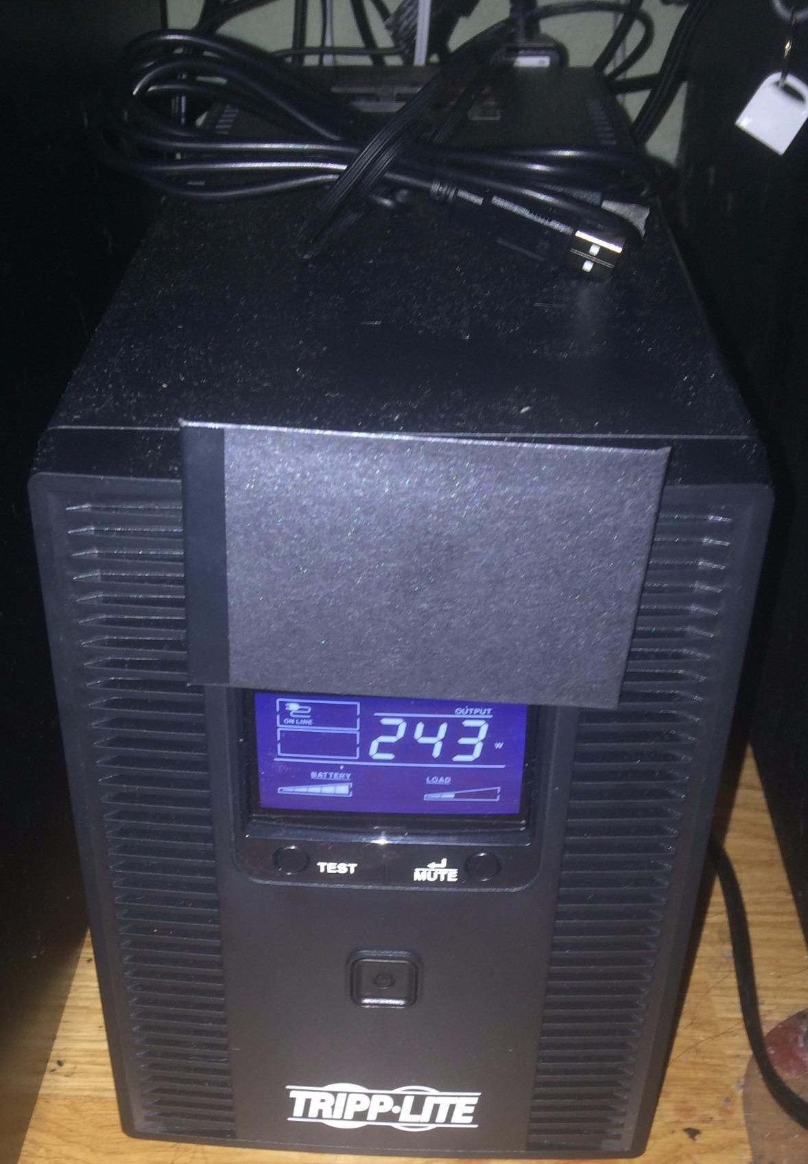 Eaton Tripp Lite Series OMNI1500LCDT 1500VA UPS Battery Backup Computer Uninterruptible Power Supply Units & Surge Protector, 810W, 10 Outlets, AVR, LCD Screen, 3 Year Warranty & $250,000 Insurance customer photo 1